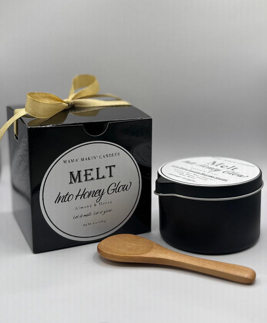 Melt Into Serenity - Warm Body Massage Candle (4 oz) Bundle